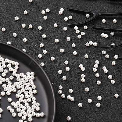 Imitation Pearl Acrylic Beads PL615-1-1