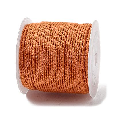 20M Polyester Braided Cord for Jewelry Making OCOR-G015-04A-19-1
