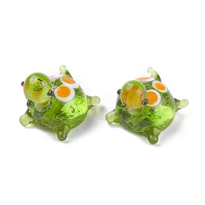 Handmade Lampwork Beads LAMP-D015-03G-1