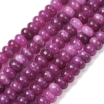 Natural White Jade Beads Strands G-E507-01-06-1