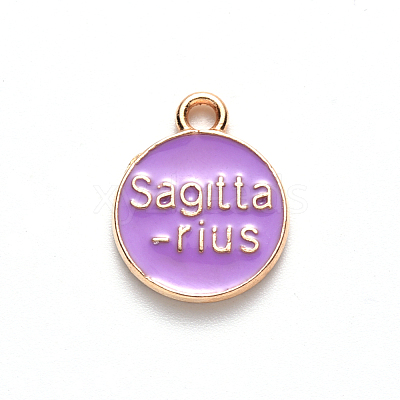 Alloy Enamel Pendants ENAM-S124-01A-01F-1