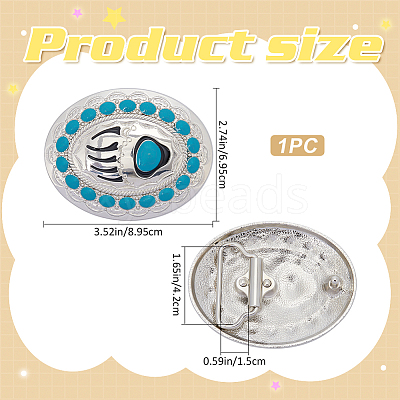 Alloy Enamel Buckle Clasps FIND-WH0126-367-1