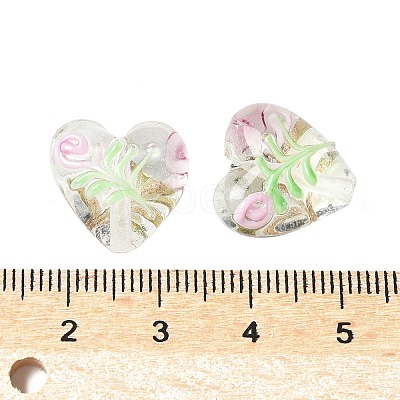 Handmade Transparent Lampwork Beads BLOW-D300-07C-1