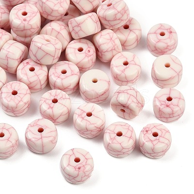 Acrylic Imitation Turquoise Beads OACR-S047-19C-1
