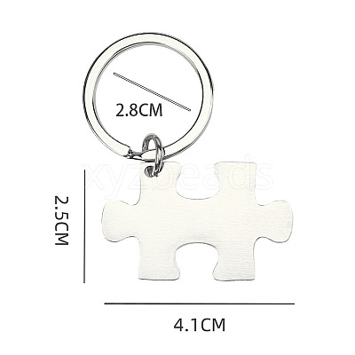 Non-Tarnish 304 Stainless Steel Pendant Keychain LS-PW23021849602-1