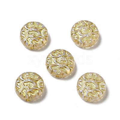 UV Plating Acrylic Beads MACR-J123-40-1