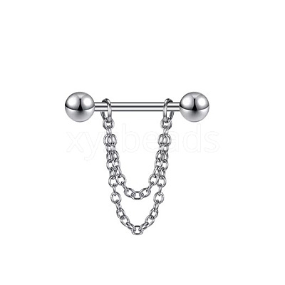 304 Stainless Steel Nipple Rings WG424A2-18-1