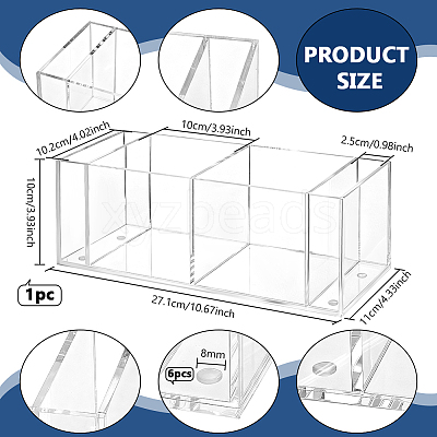 1Pc Acrylic Disposable Paper Cup Holders AJEW-BC0010-51-1