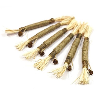Wood Chew Sticks Cat Teeth Cleaning Chew Toy AJEW-WH0182-69-1