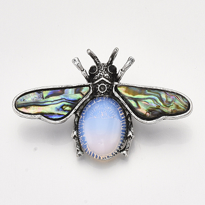 Opalite Brooches/Pendants G-S353-08N-1