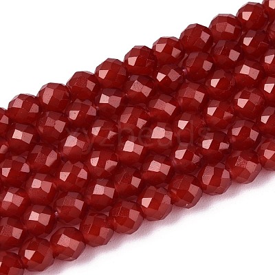 Imitation Jade Glass Beads Strands GLAA-T028-4mm-11A-1