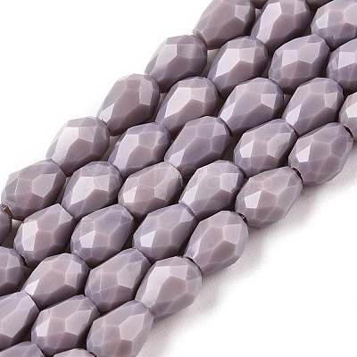 Opaque Solid Color Beads Strands EGLA-N013-P6mm-D09-1