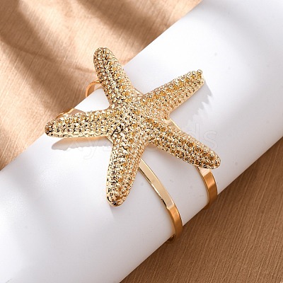 Alloy & Iron Cuff Bangles for Women BJEW-F501-04A-KCG-1