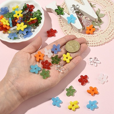 10Pcs Handmade Lampwork Beads LAMP-YW0001-76-1
