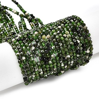 Natural Diopside Beads Strands G-G188-B14-03-1
