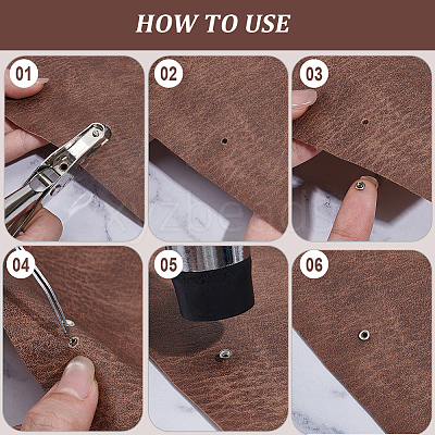 400Pcs 4 Colors Alloy Snap Rivet Butt Screw FIND-GF0009-29-1