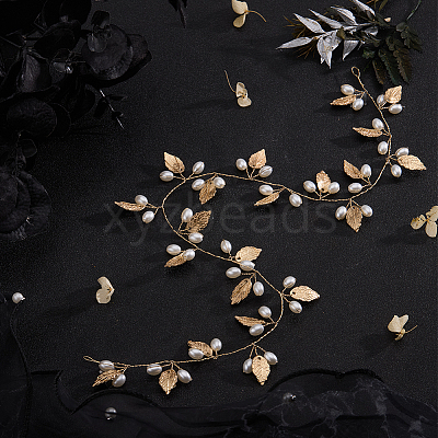 Alloy Flexible Hair Accessories PALLOY-WH20816-001G-1