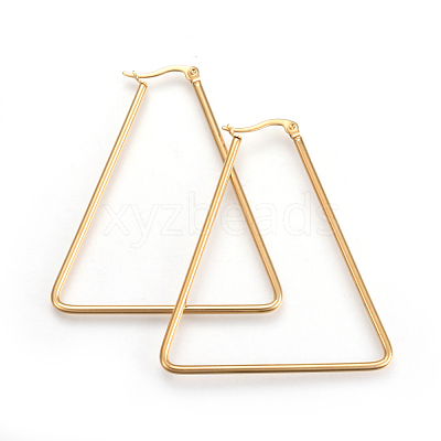 201 Stainless Steel Hoop Earrings EJEW-A052-02A-1