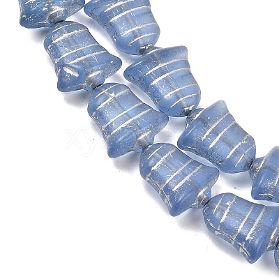Czech Pressed Glass Beads GLAA-I061-37-1