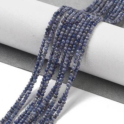 Natural Sapphire Beads Strands G-F509-18A-2mm-1