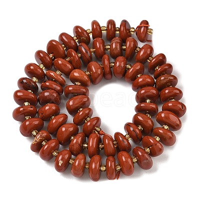Natural Red Jaseper Beads Strands G-RM250109-A9-1