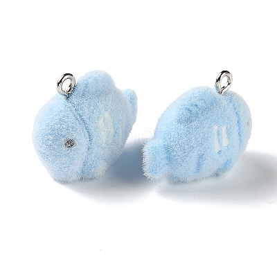 Ocean Theme Flocking Opaque Resin Pendants RE-CBA4F9B-07A-1
