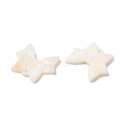 Natural Freshwater Shell Pendants SHEL-K006-31-1