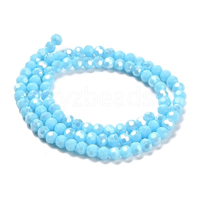 Opaque Glass Beads Stands EGLA-A035-P4mm-B08-1