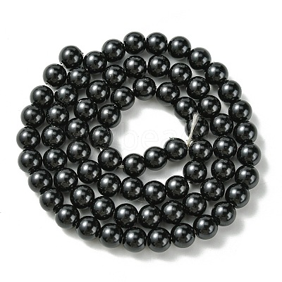 Eco-Friendly Dyed Glass Pearl Round Beads Strands LS-HY-A002-6mm-RB080-1