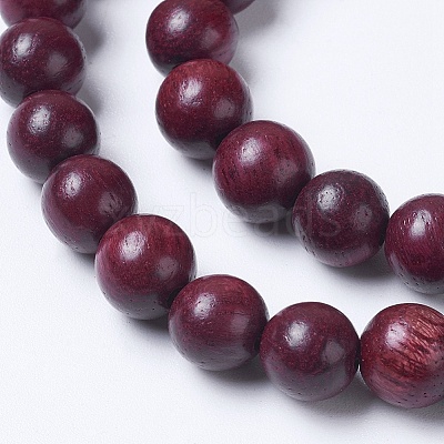 Natural Wood Beads Strands X-WOOD-J001-05-6mm-1