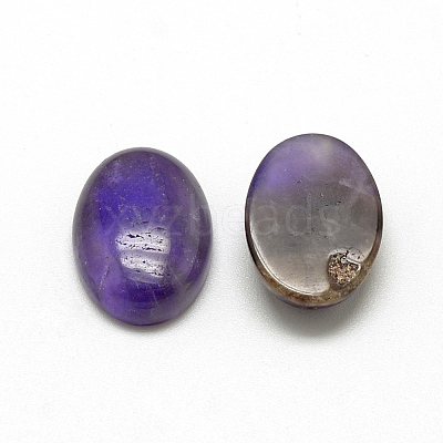 Natural Amethyst Cabochons X-G-R415-14x10-30-1