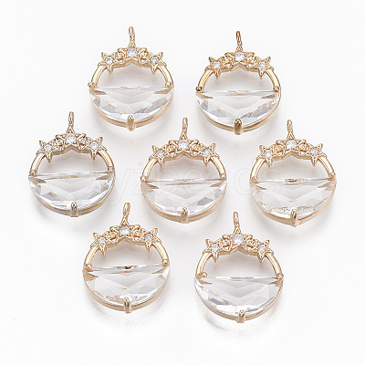 Glass Pendants X-GLAA-T021-01D-1