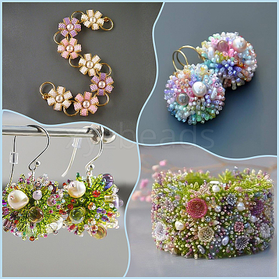 24 Styles Two Cut Glass Seed Beads SEED-SP0001-04-1