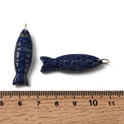Natural Dyed Lapis Lazuli Carved Pendants X-G-G314-01G-05-1