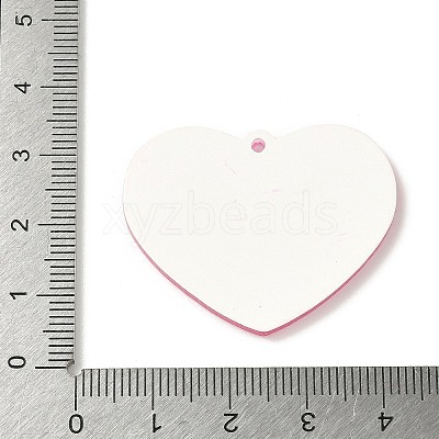 Halloween Printed Acrylic Pendants OACR-A042-01B-1