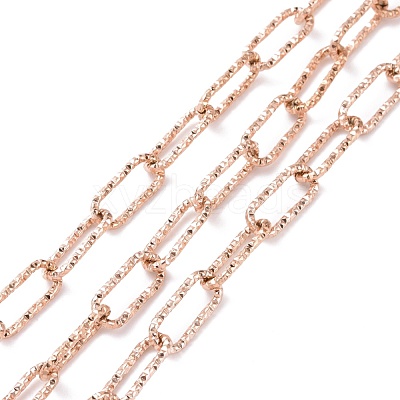 304 Stainless Steel Paperclip Chains CHS-A007-01RG-1
