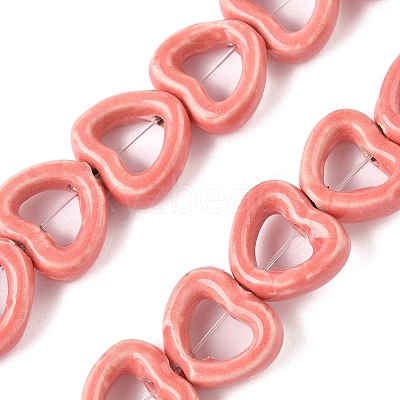 Handmade Porcelain Beads Strands PORC-Z002-01B-1