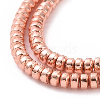 Electroplate Non-magnetic Synthetic Hematite Beads Strands G-L485-04A-RG-1
