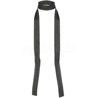 Alloy Paillette Chain NecklacesA NJEW-WH20002-06EB-1
