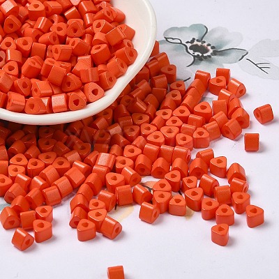 Baking Paint Glass Bead SEED-H002-K-D328-1