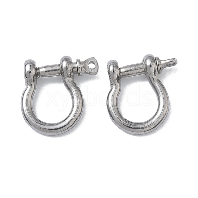 304 Stainless Steel Ring Clip Buckles for Bag Chain Strap STAS-C165-02B-P-1