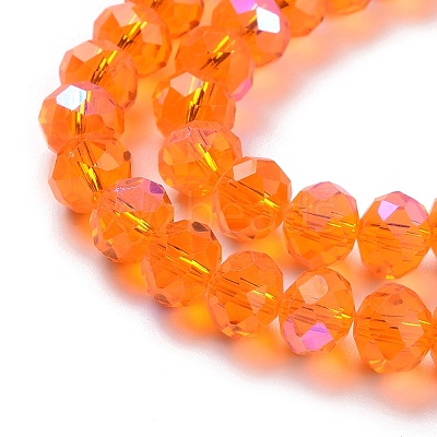 Electroplate Glass Beads Strands EGLA-A034-T2mm-L07-1