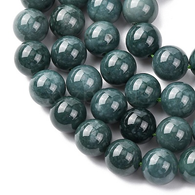Natural Blue Jade Beads Strands G-H341-10mm-02-1