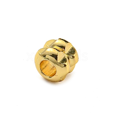 Rack Plating Brass Beads KK-A196-03G-1