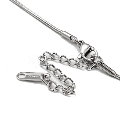 Non-Tarnish 304 Stainless Steel Pendant Necklaces LS-NJEW-G120-03P-1