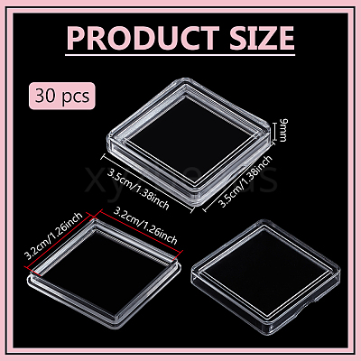PMMA Square Plastic Box CON-WH0200-05A-1