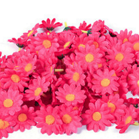 Artificial Silk Chrysanthemum Daisy Flowers Heads DIY-WH0210-03E-1