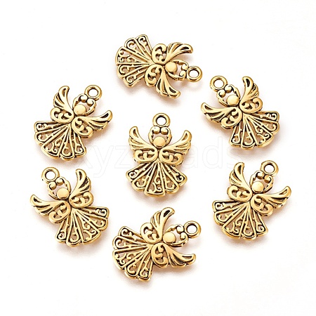 Tibetan Style Alloy Pendants TIBEP-A22571-AG-FF-1