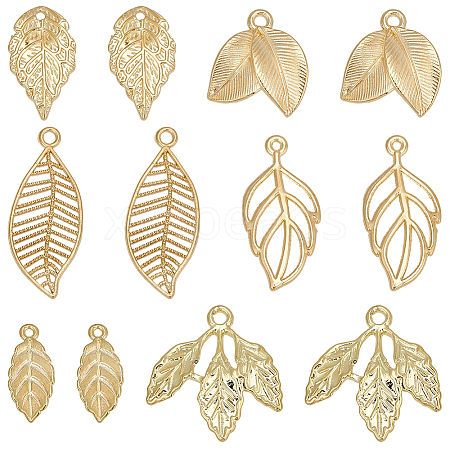 60Pcs 6 Styles Alloy Pendants FIND-SC0022-59-1