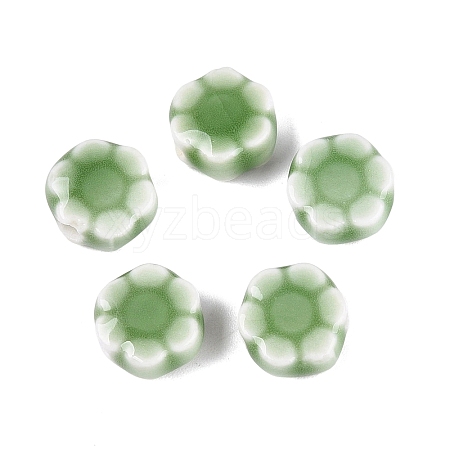 Vintage Handmade Porcelain Beads PORC-N013-25-15-1